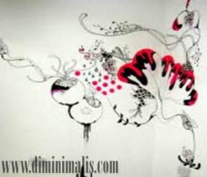 contoh wall painting, contoh wall painting dinding, wall painting dinding rumah minimalis