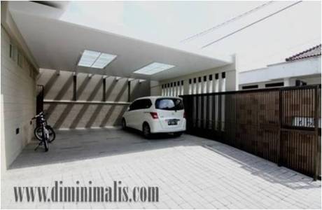 Memaksimalkan kegunaan carport mendesain carport ideal, membangun carport, lantai carport minimalis