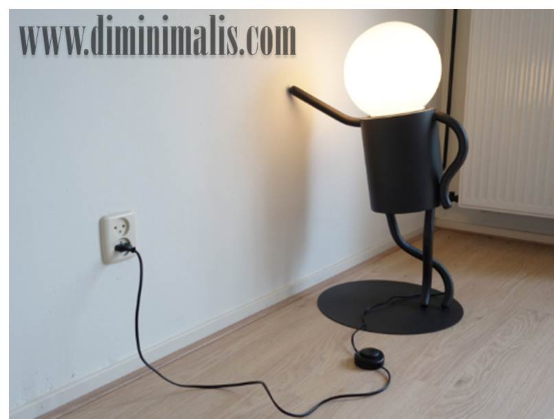 Standing lamp minimalis, desain standing lamp, desain lampu kamar tidur, cara membuat lampu kamar tidur sederhana