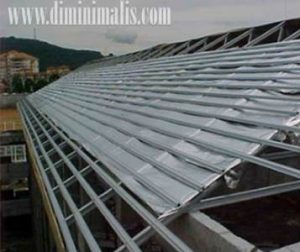 fungsi aluminium foil, fungsi aluminium foil pada atap, aluminium foil pelapis atap