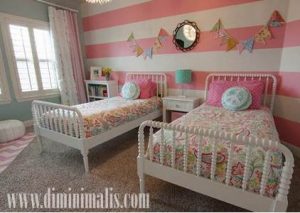 Desain Kamar Anak Kembar, Desain Kamar Anak Kembar minimalis, tempat tidur anak kembar