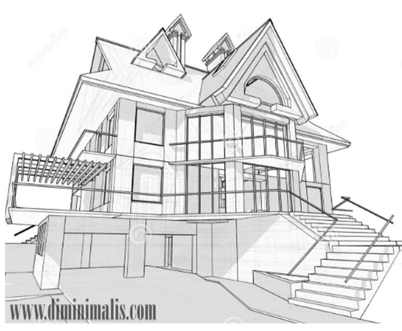 Yang arsitek pikirkan, yang arsitek pikirkan saat membangun rumah, pikiran arsitek saat merancang mendesain rumah