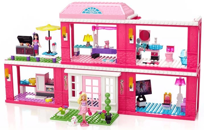 Membuat rumah barbie dari lego