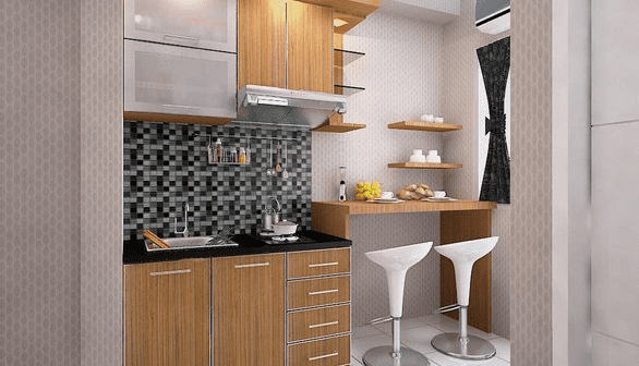 5 Kitchen Set Apartemen Multifungsi Kekinian yang Direkomendasikan 5