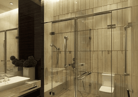 7 Contoh Desain Kamar Mandi Apartemen Studio 5