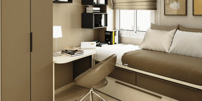 7 Desain Tempat Tidur Apartemen Multifungsi 2